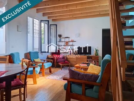 maison de trois pièces en duplex