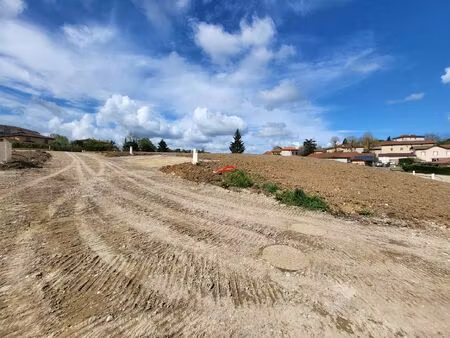 achat terrain 370m² chalamont 01320