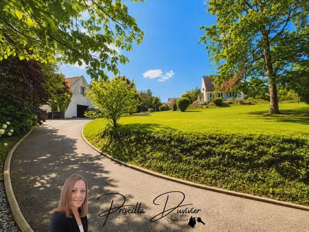 pavillon 3 chambres + bureau avec grand jardin de 4 260 m²  au calme