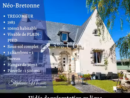 vente maison 5 pièces 106.09 m² à trégomeur (22590)  220 950 €