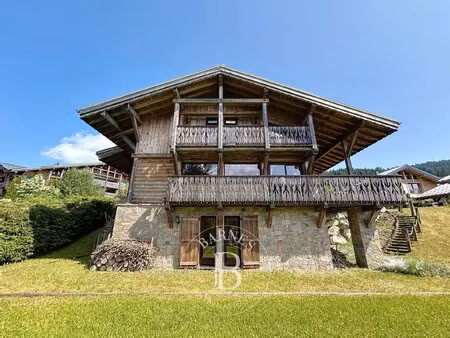les gets - chalet 4 chambres - quartier calme proche pistes avec vue panoramique - surface