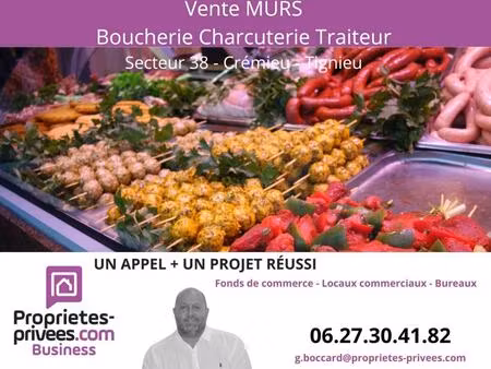 secteur cremieu - murs commerciaux 83 m²