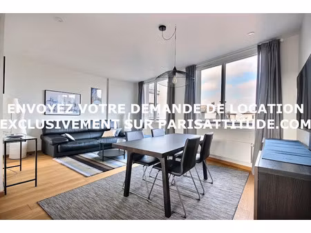 location meublée appartement 4 pièces 70 m² à paris 16ème (75016)  2 900 €