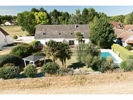 calme absolu 25min d'orléans - maison contemp. 222m2 - 5 ch - piscine - dble garage - terr