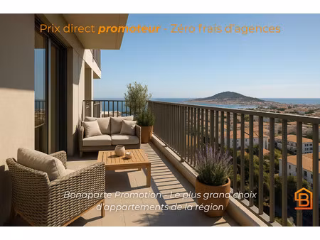 vente appartement 2 pièces 62 m² sète (34200)