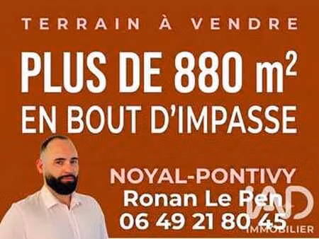 vente terrain à noyal-pontivy (56920) : à vendre / 885m² noyal-pontivy