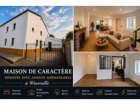 maison rénovée avec annexe et grenier aménageable