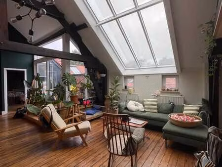 appartement loft avec terrasse – 120 m² – schaerbeek