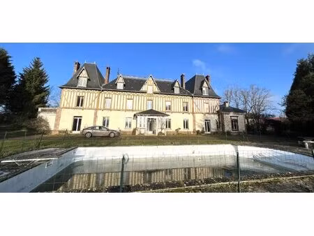 a vendre   rugles ( eure )   manoir 646 m2   13 chambres