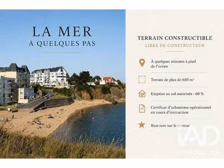 terrain constructible à vendre