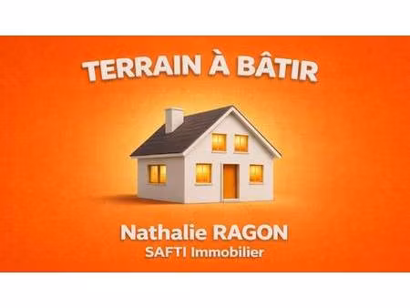 terrain constructible viabilisé à vendre