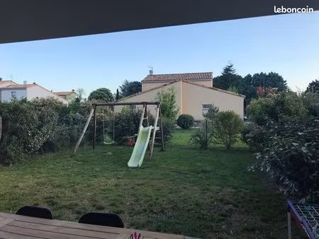 lumineux t3 de 75m2 avec jardin
