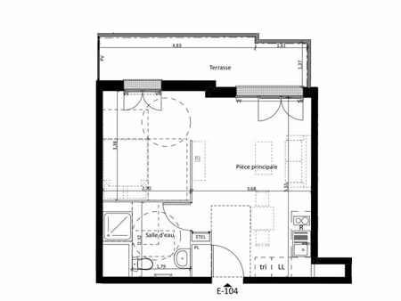appartement t1 35m2