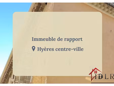 vente immeuble 147 m² hyères (83400)