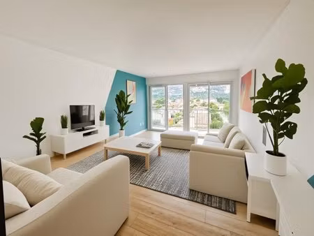 guilherand-granges – t3 rénové avec garage  cave  2 balcons et future résidence...