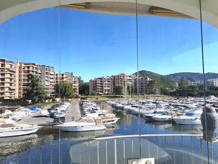 appartement mandelieu la napoule :superbe 3 pièces avec vue exceptionnelle sur la marina