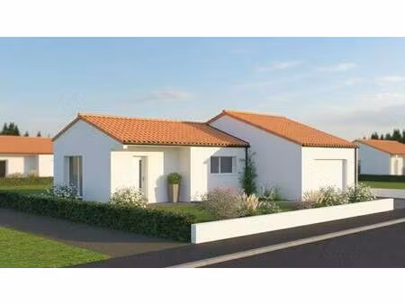 terrain avec maison neuve à vendre