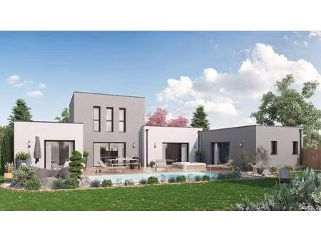 terrain avec maison neuve à vendre