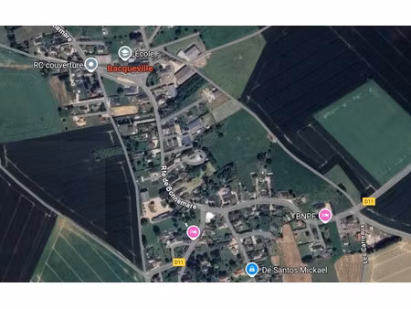 vente terrain 840 m² à bacqueville (27440)  53 000 €