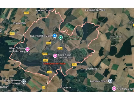 vente terrain 1300 m² à fresneaux-montchevreuil (60240)  65 500 €
