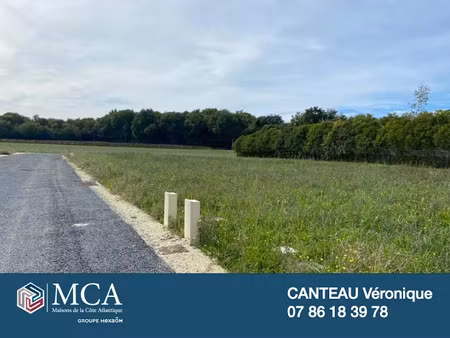vente terrain 424 m² à médis (17600)  83 000 €