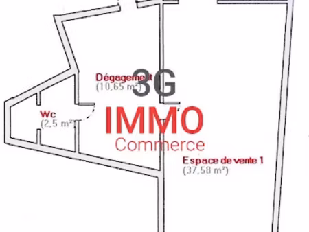 vente locaux professionnels 2 pièces 75 m² à uzès (30700)  85 000 €