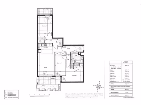 à louer : appartement f4 avec jardin !