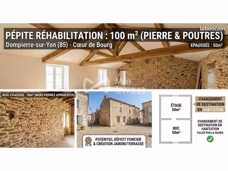 vente parking 98 m² à dompierre-sur-yon (85170)  86 000 €