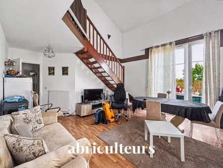 appartement duplex - 78 m² - 4 pièces - villeneuve-la-garenne avenue du ponant