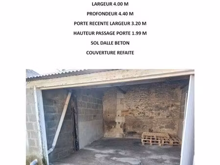 loue garage 79100 thouars
