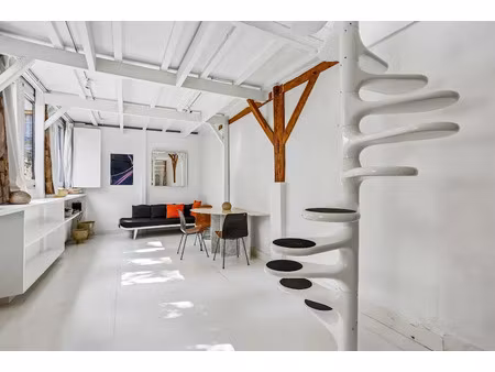 location meublée duplex 2 pièces 40.08 m² à paris 19ème (75019)  2 250 €