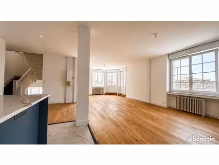 duplex 165 m² avec garage et jardin - plein centre