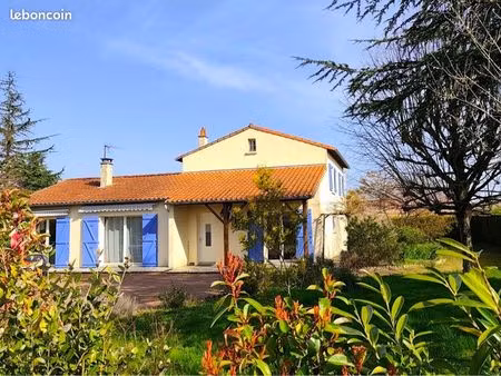 maison familiale 122 m² – grand terrain arboré – garage 58 m²
