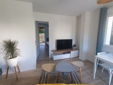 superbe t2 meublé rez de jardin banlieue toulousaine
