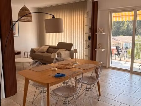 a louer bail 1 an renouvelable - superbe appartement meublé 2 pièces de 65 m² avec terrass