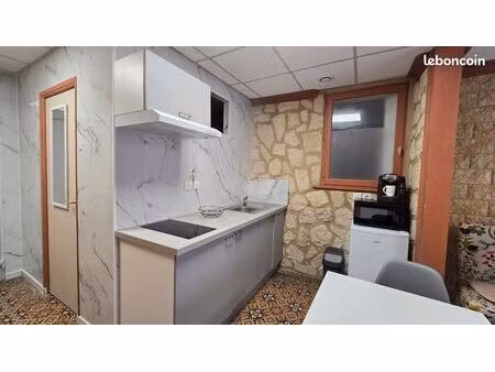 studio rénové rdc 29m2 meublé pour jeune actif(ve)