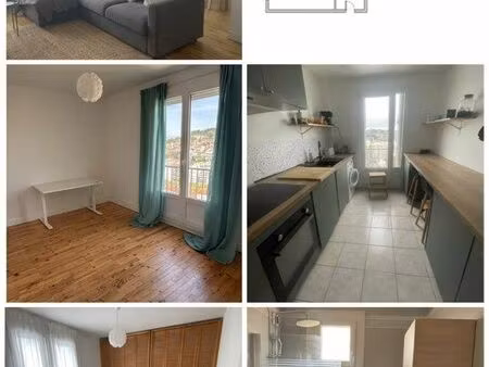 t3 meublé lumineux avec balcon-terrasse — 630e + charges