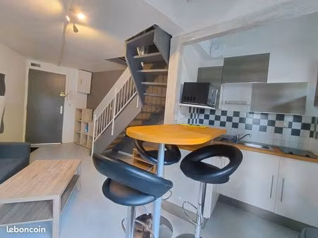 appartement f2 en duplex  mezzanine et garage