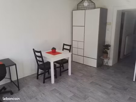 à louer – studio t1 meublé de 28 m² – forbach centre / gare – climatisation réversible