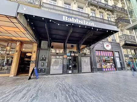 pietonnier de bruxelles - etablissement horeca a remettre