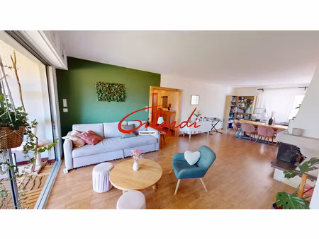 mulhouse gare  3/4p 91 m2 avec veranda   balcon et garage