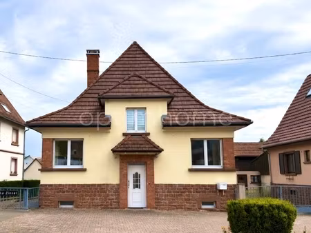 maison 3 pièces lumineuse avec terrasse couverte et jardin à zinswiller