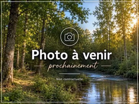 terrain boisé de production avec rivière – marne