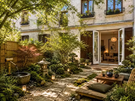 grand 2 pieces 45 m² - jardin – chartrons-bassin a flot