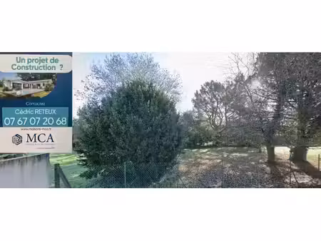 vente terrain 528 m² échillais (17620)