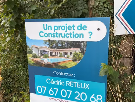 vente terrain 780 m² saint-vaize (17100)