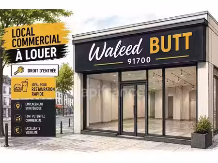local commercial à louer avec droit d’entrée sainte genevieve des bois (91)