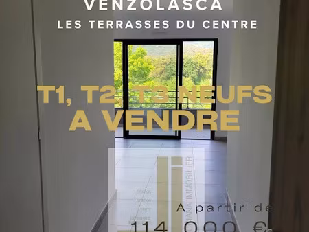 vente appartement 2 pièces 47 m² à venzolasca (20215)  154 000 €