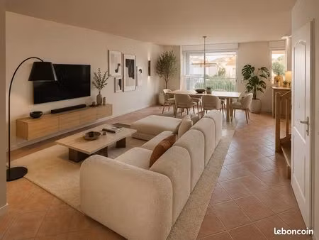 appartement de 100 m² à 5 min de la plage