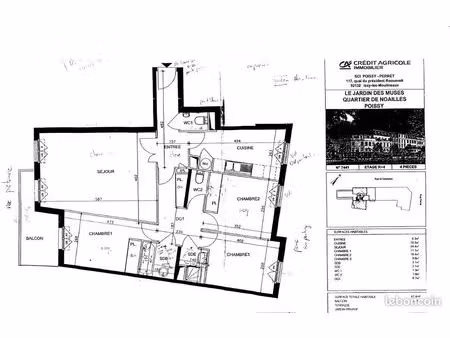 appartement grand standing  4 pièces  88 m2